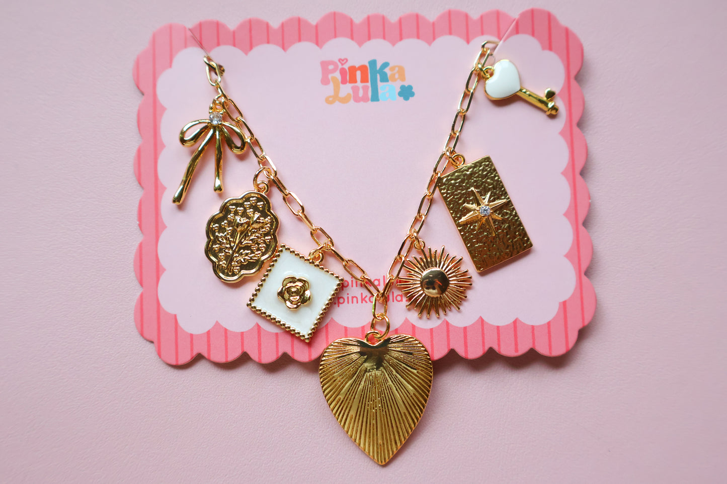 Vintage Love Charm Necklace
