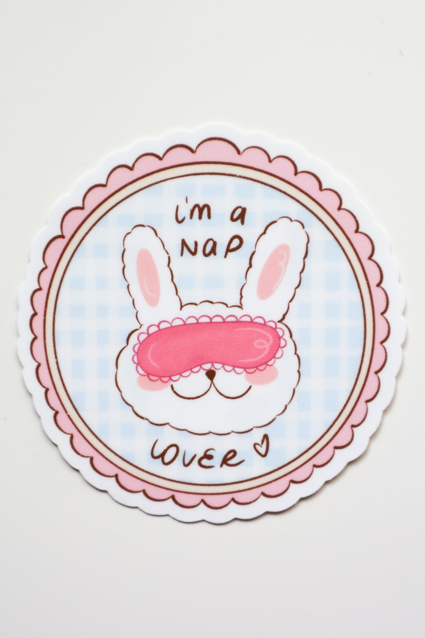 I’m a Nap Lover Bunny Sticker