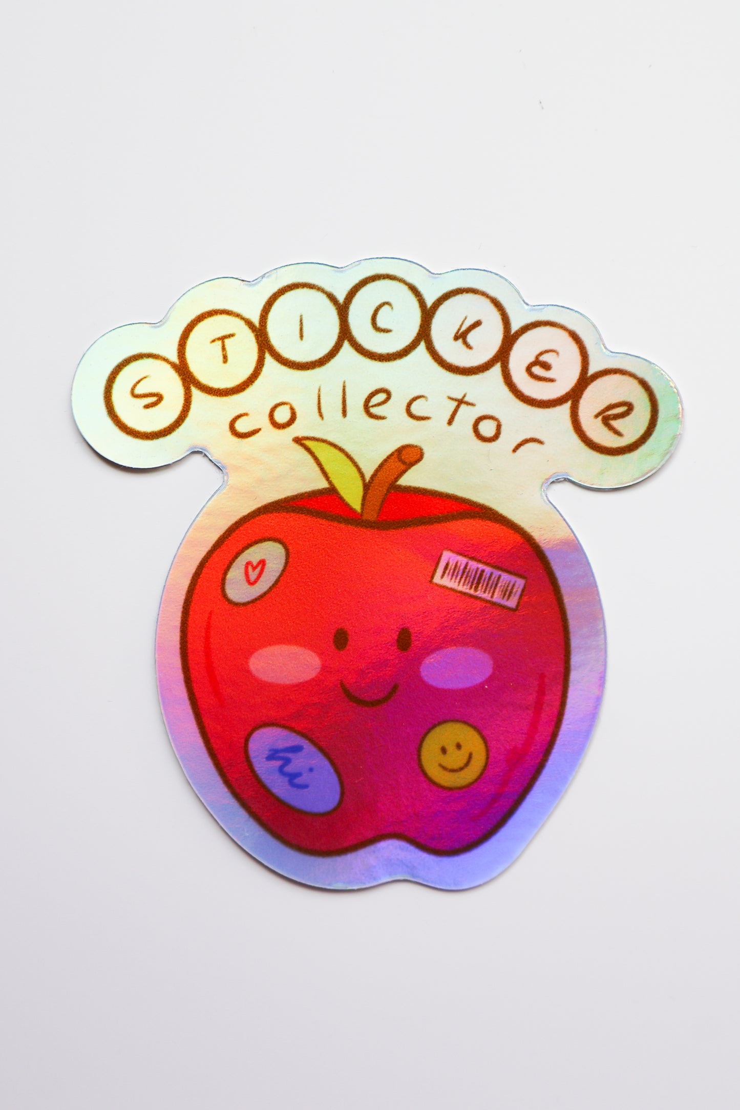 Sticker Collector Holographic Apple Sticker