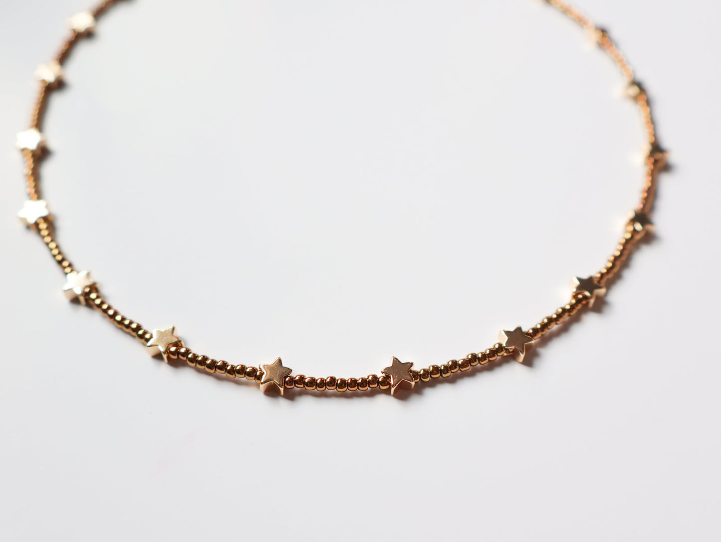 Gold Metallic Star Necklace