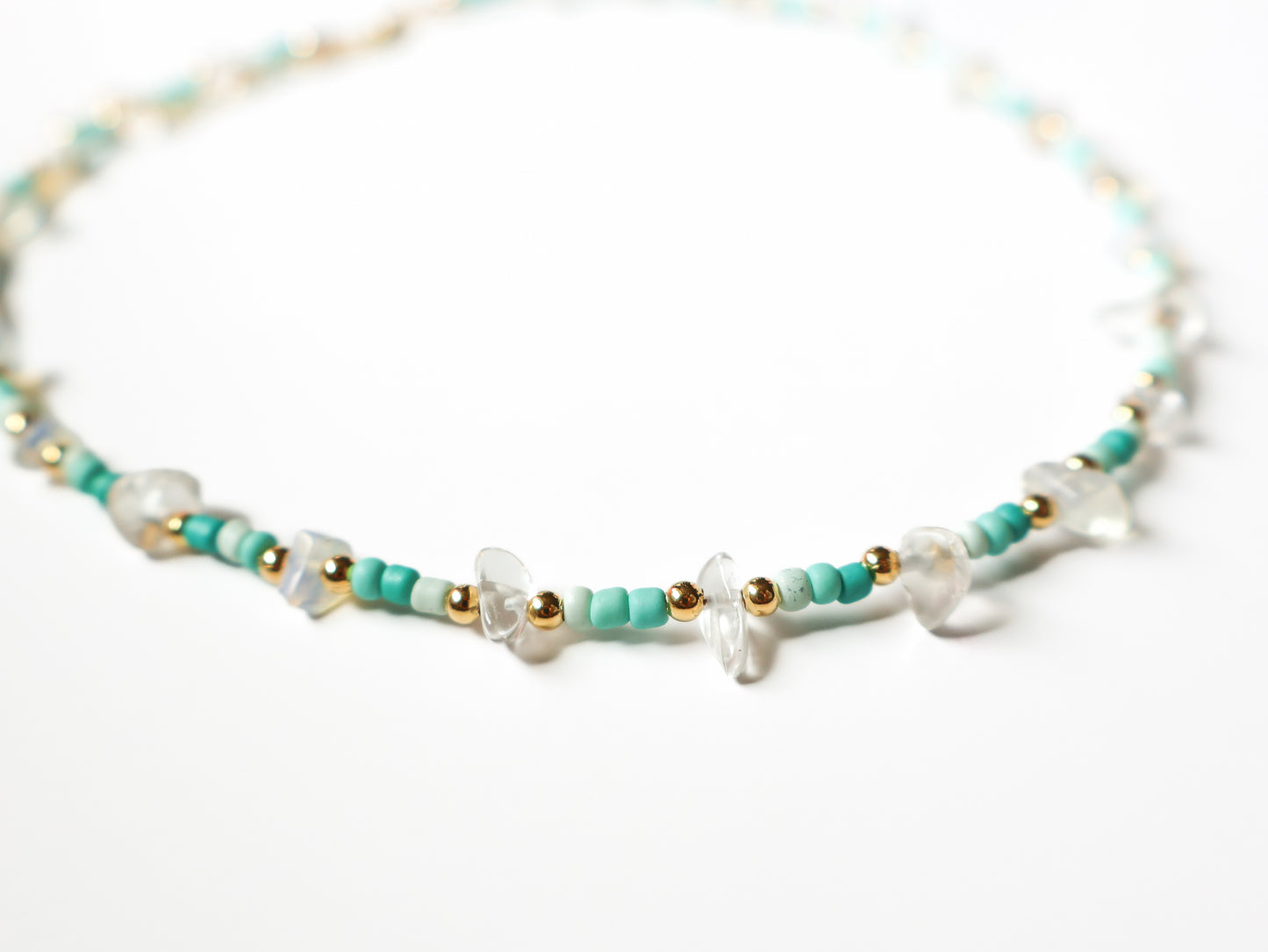 Opal Hope Beaded Necklace