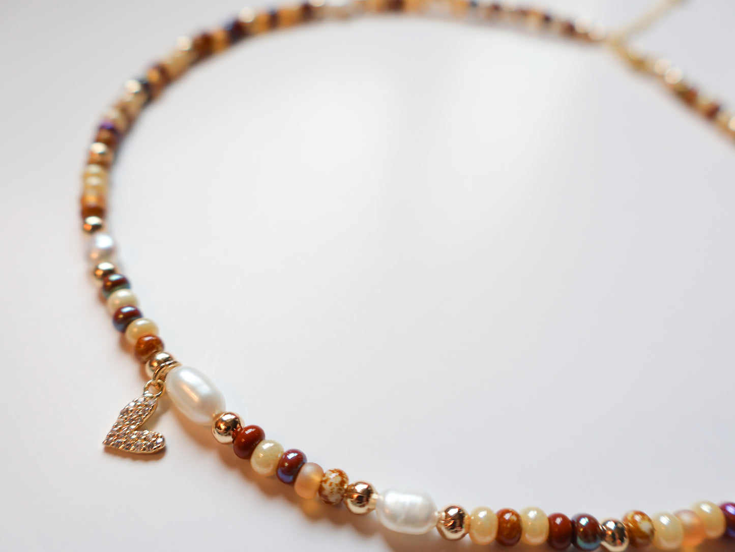 Earthy Beaded Necklace