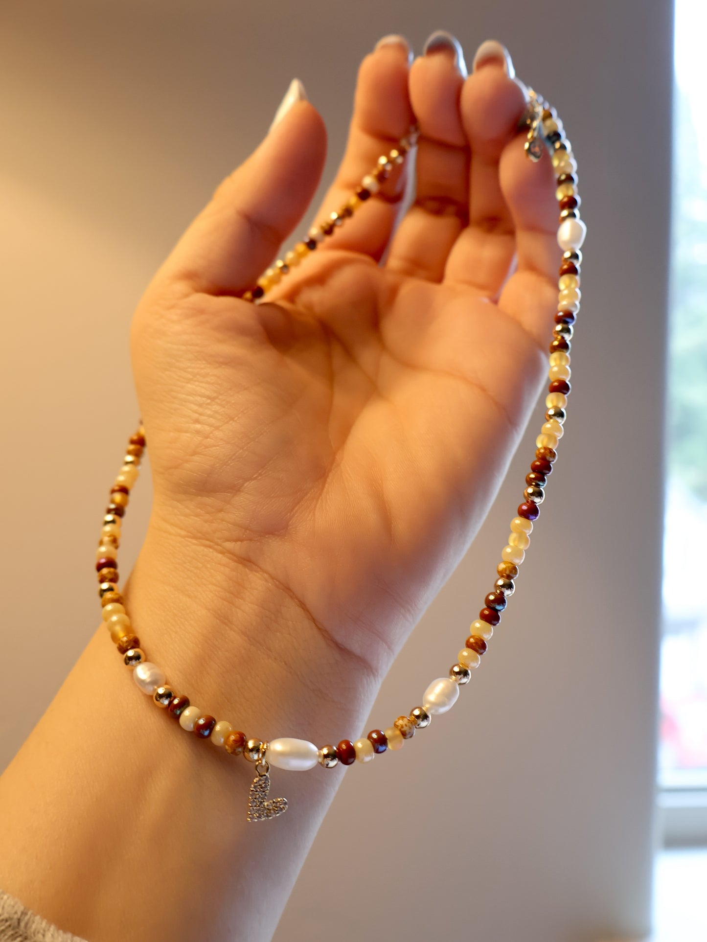 Earthy Beaded Necklace
