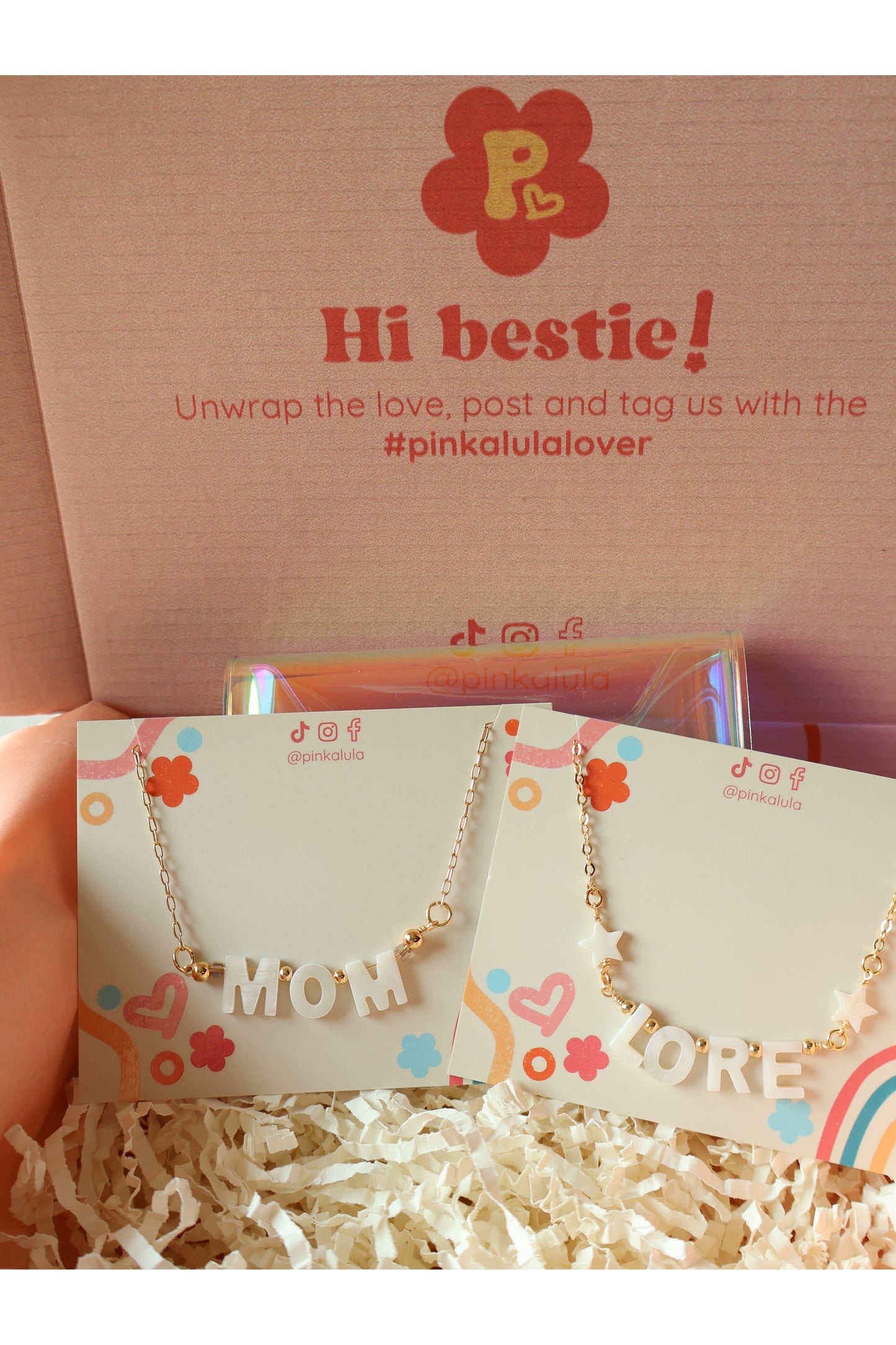 Mother of Pearl Name Necklace
