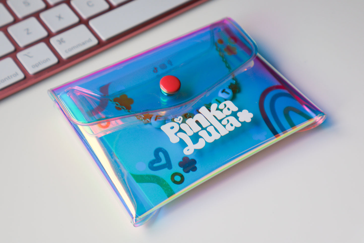 Blue Porcelain Heart Necklace