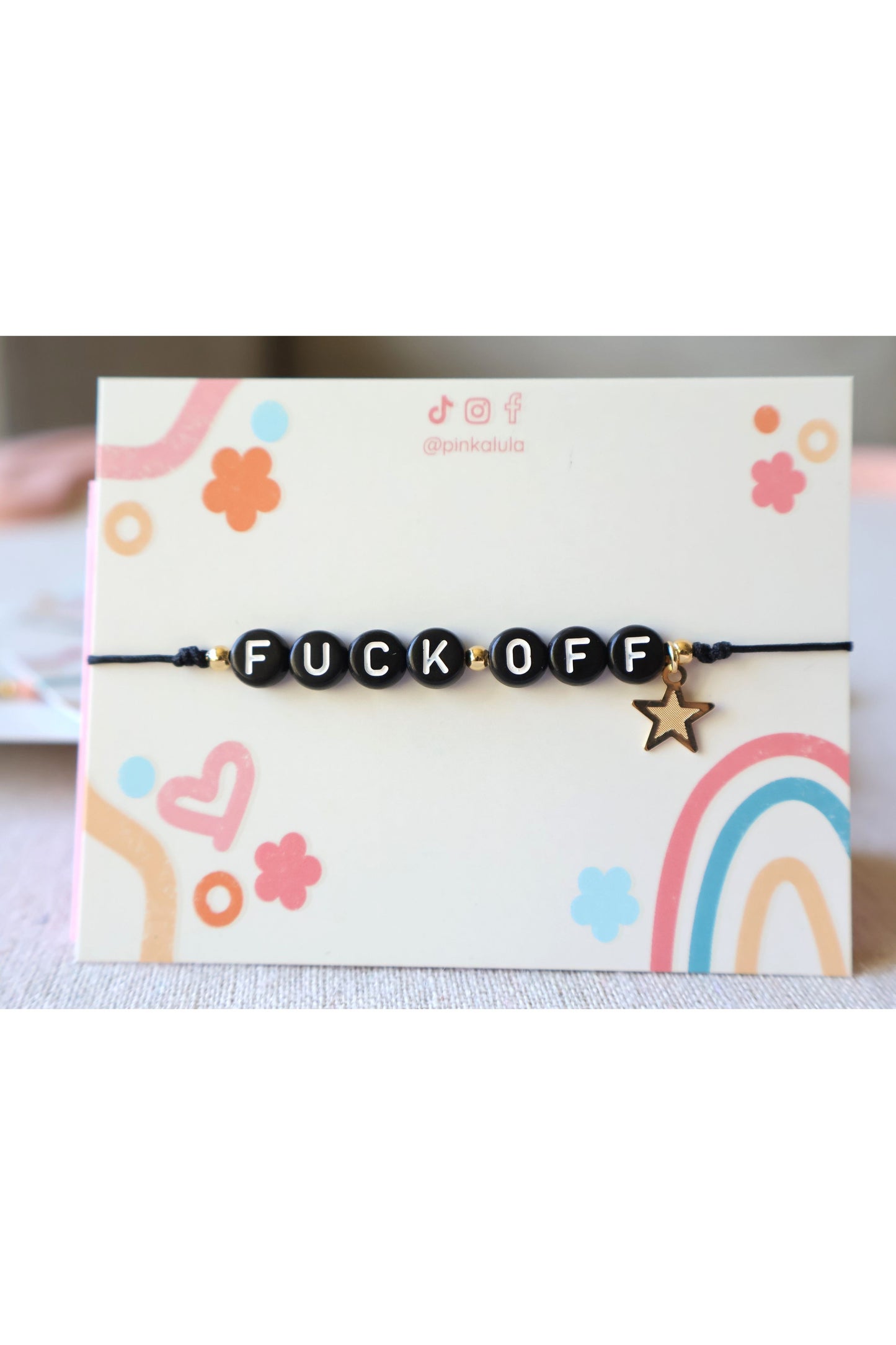 Sassy F*ck off Adjustable Bracelet
