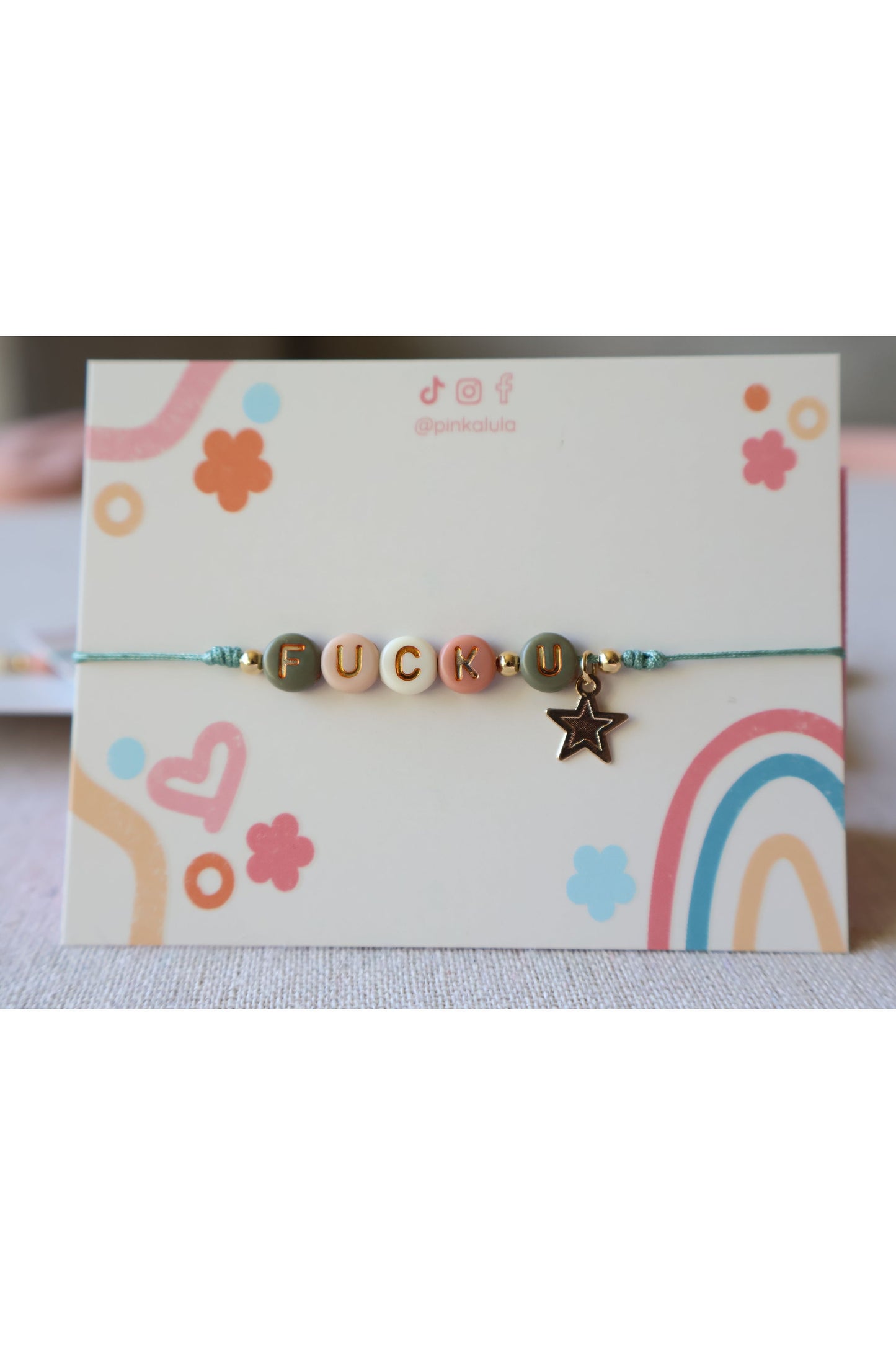 Sassy F*ck U Adjustable Bracelet