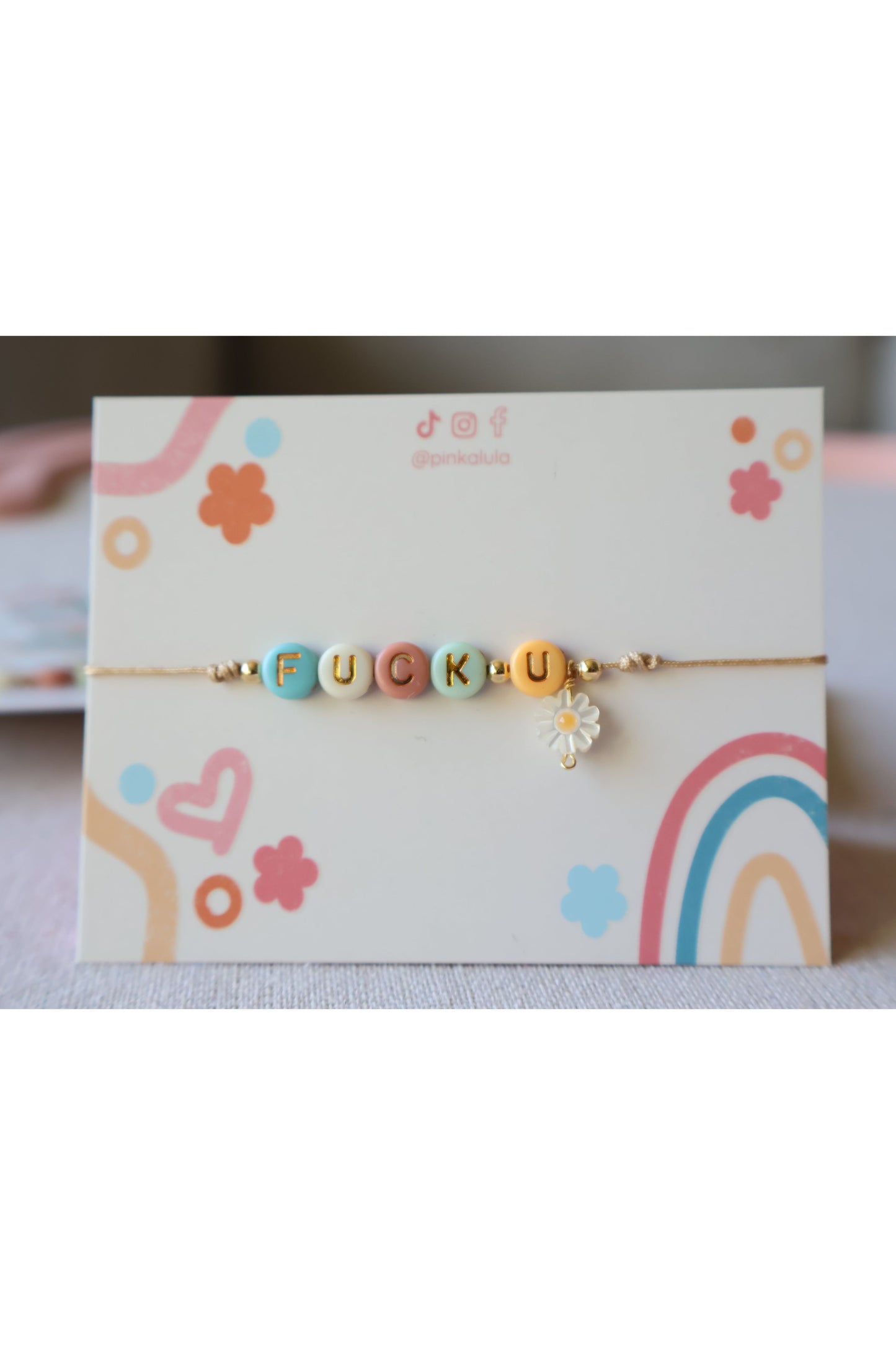 Sassy F*ck U Adjustable Bracelet