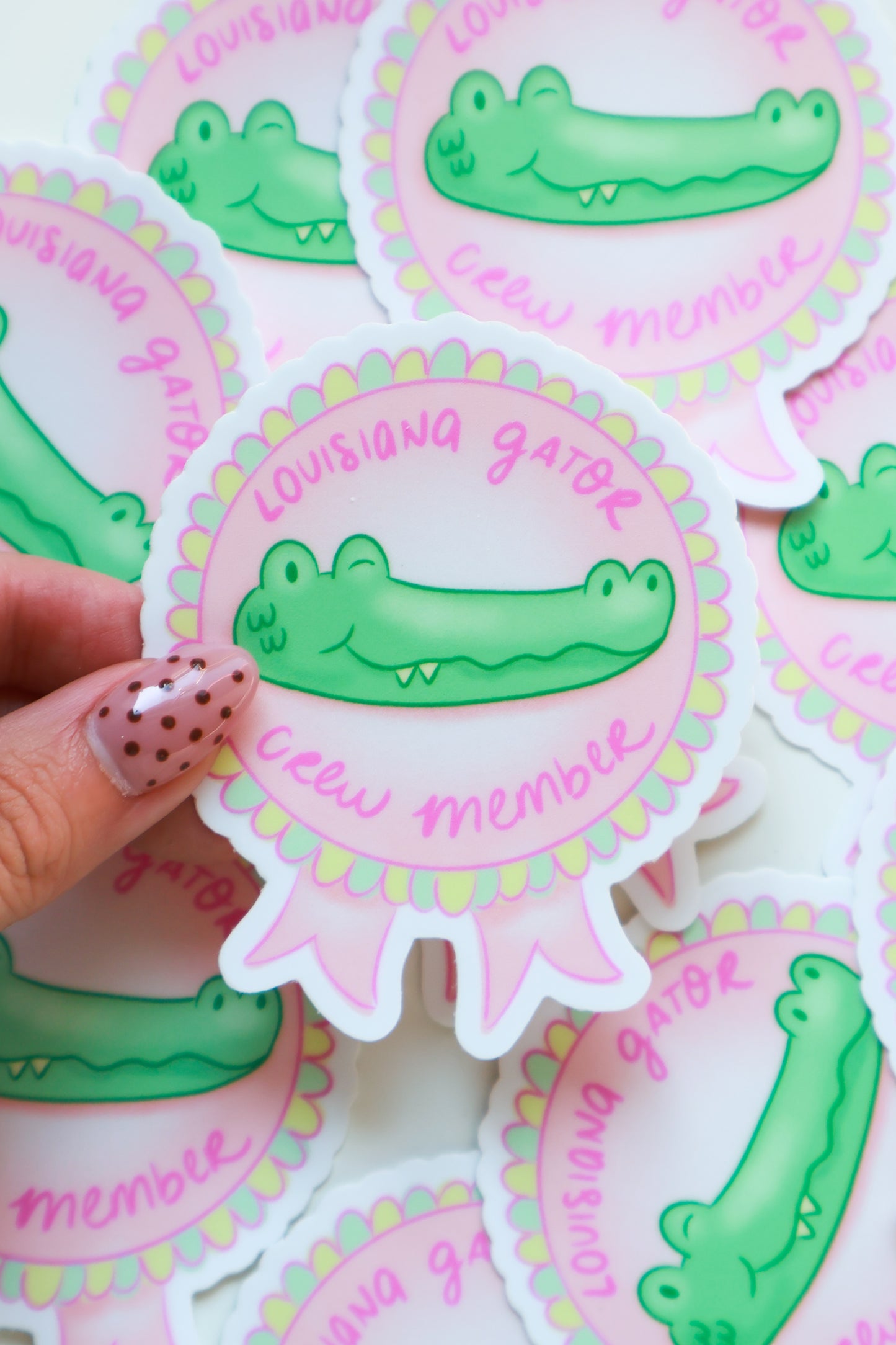 Louisiana Gator Crew Member Sticker