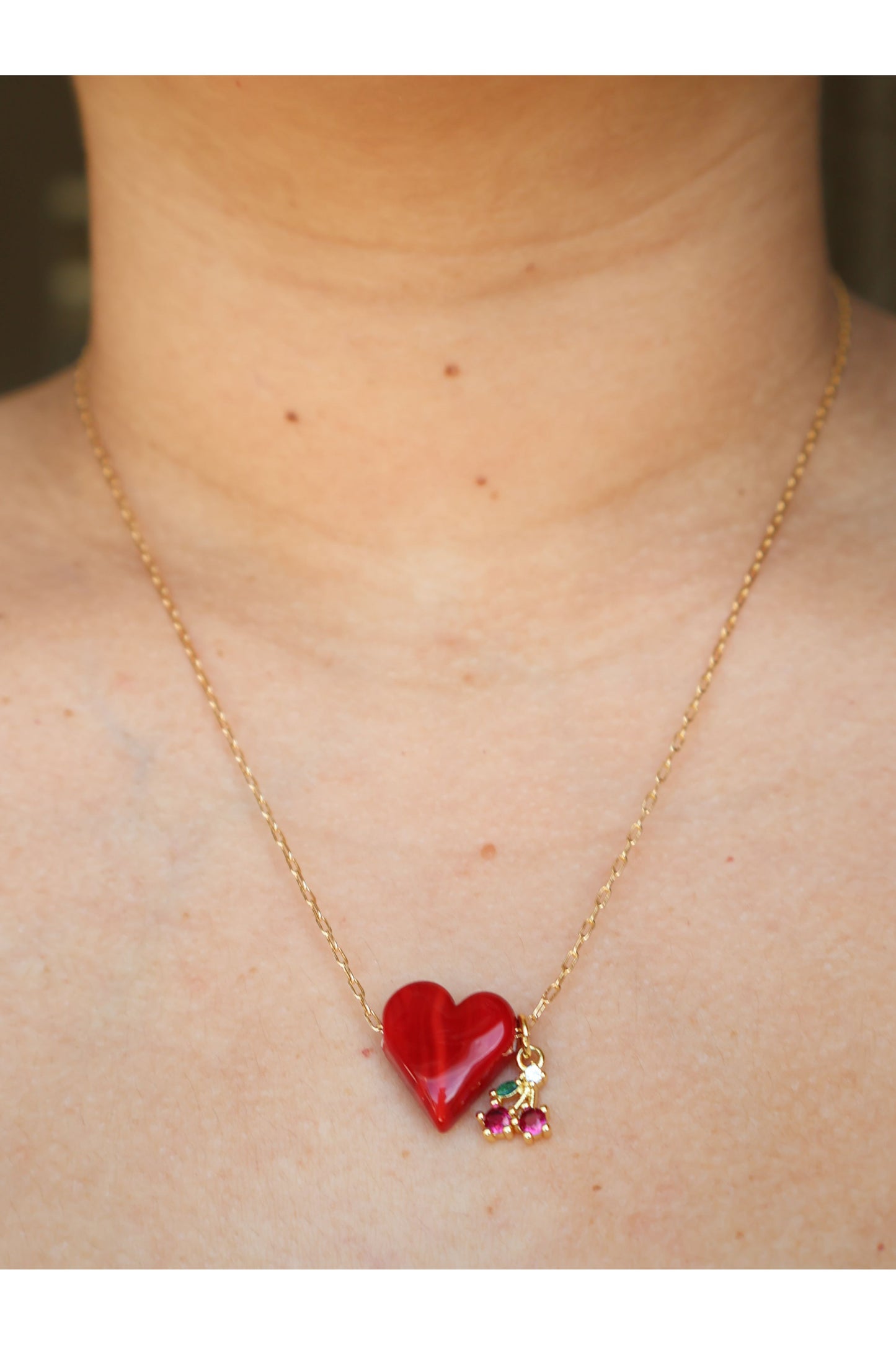 Murano Heart Necklace
