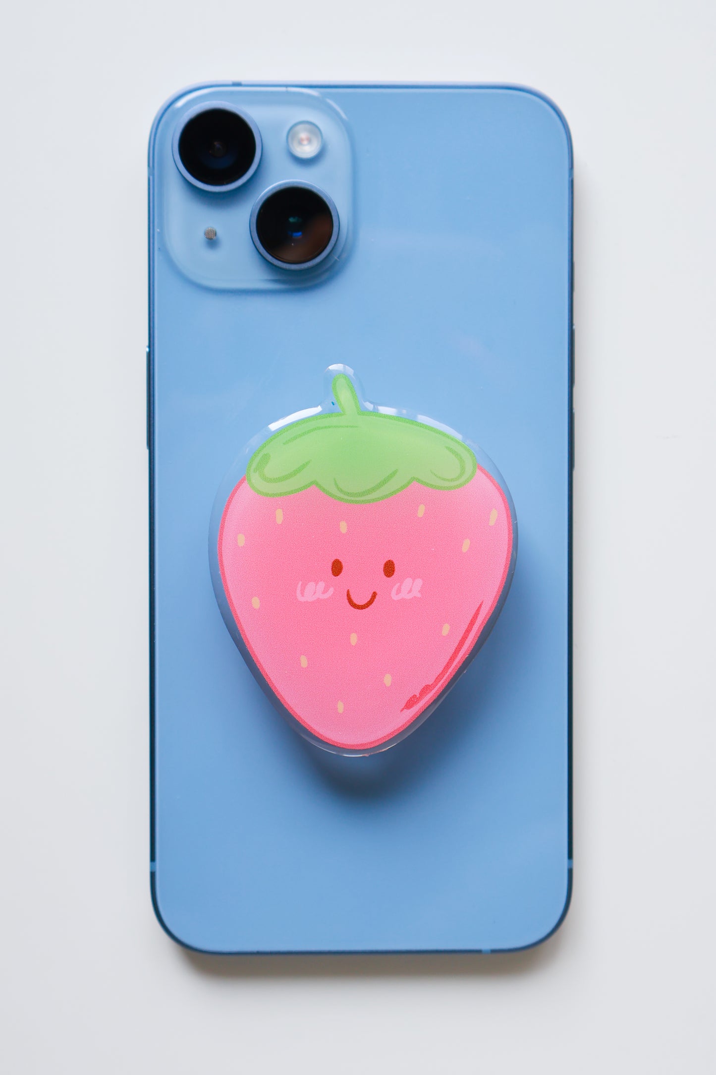 Berry The Strawberry Acrylic Phone Grip