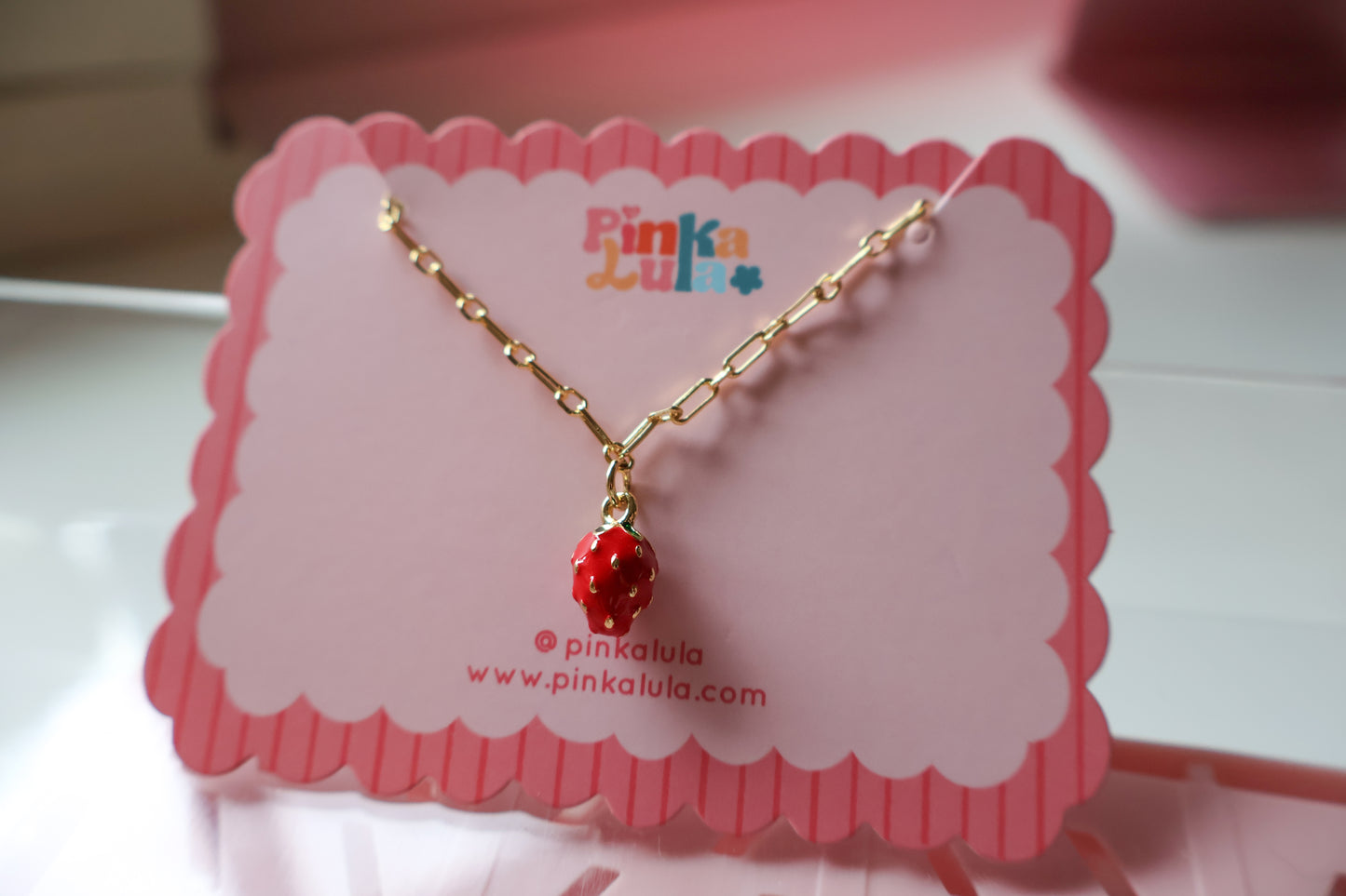 Strawberry Necklace