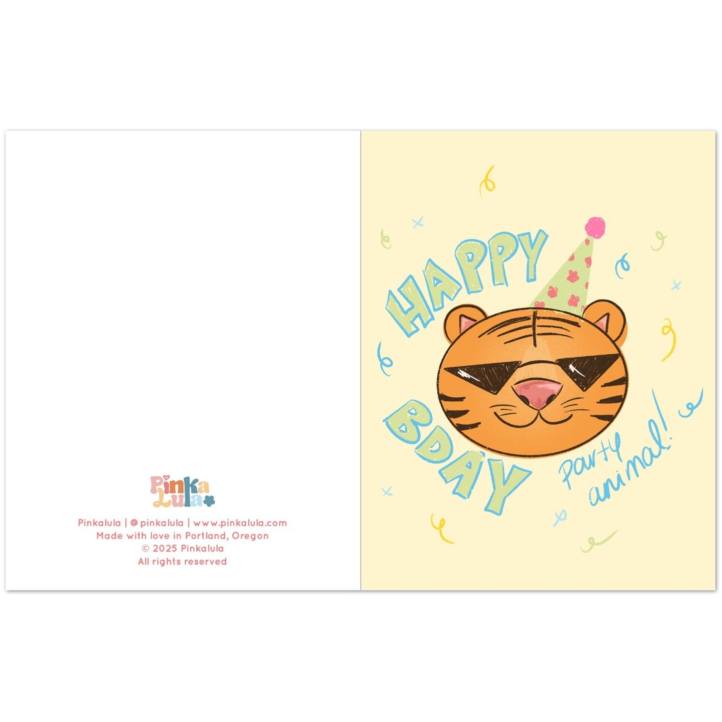 Party Animal - Birthday Greeting Card