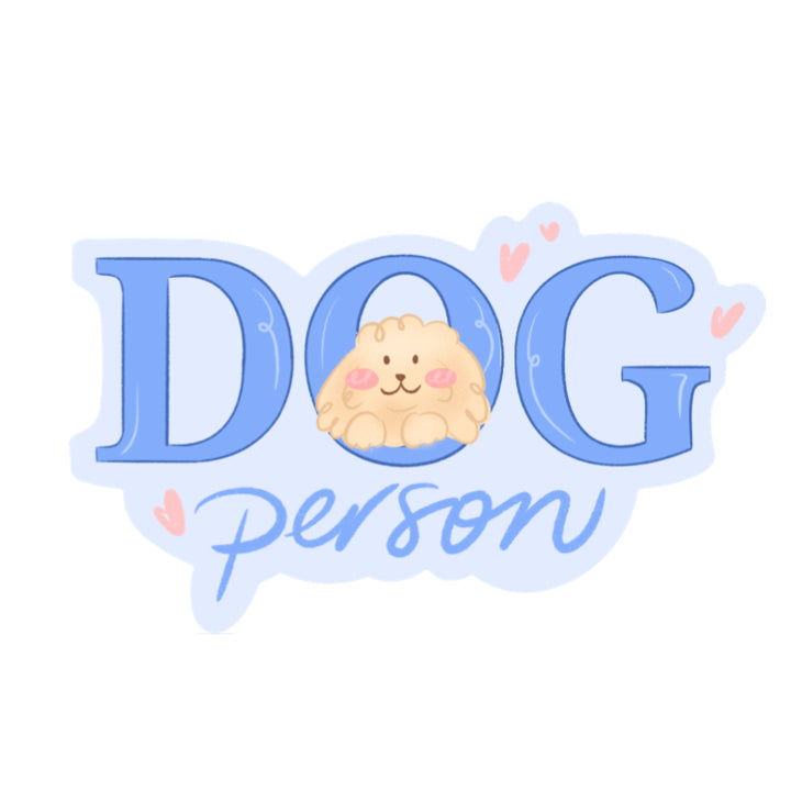 Dog Person Sticker