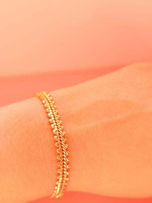 Herringbone Miyuki Bracelet
