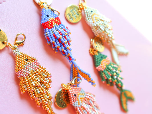 Miyuki Beaded Fish Charms
