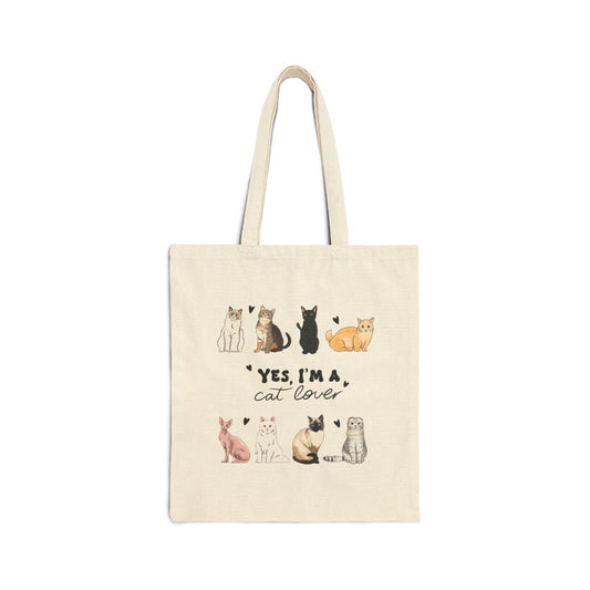 Yes, I am a Cat Lover - Totebag