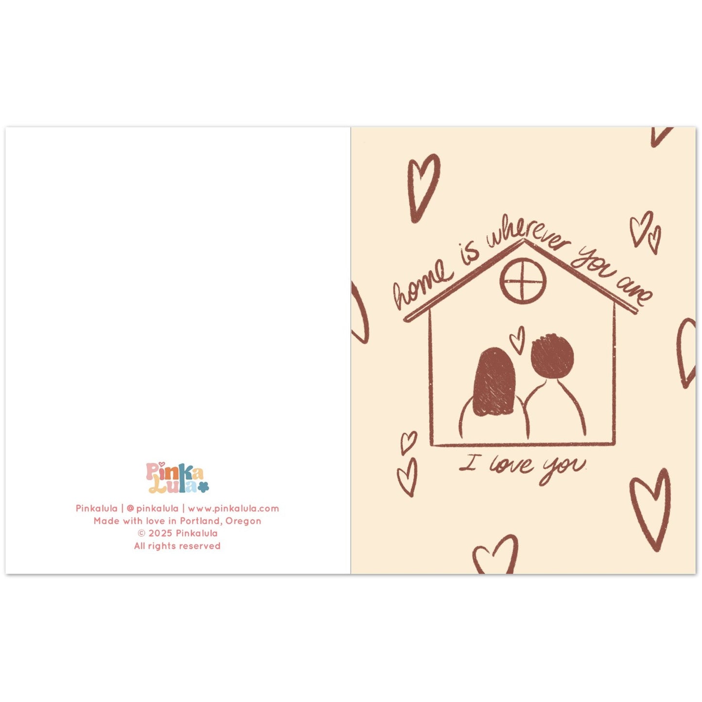 Home is wherever you are - Love Greeting Card
