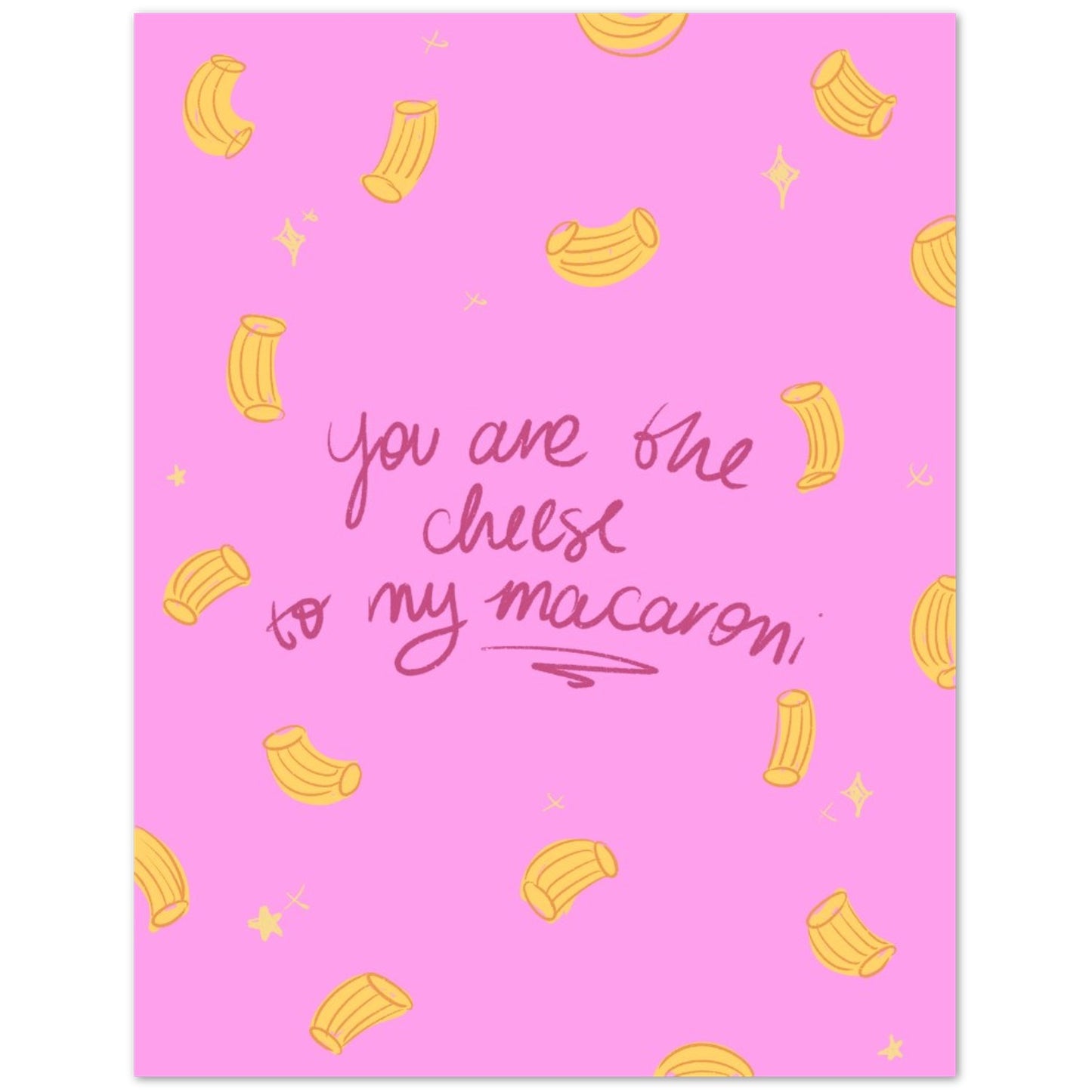 Cheese to my Mac - Love Greeting Card