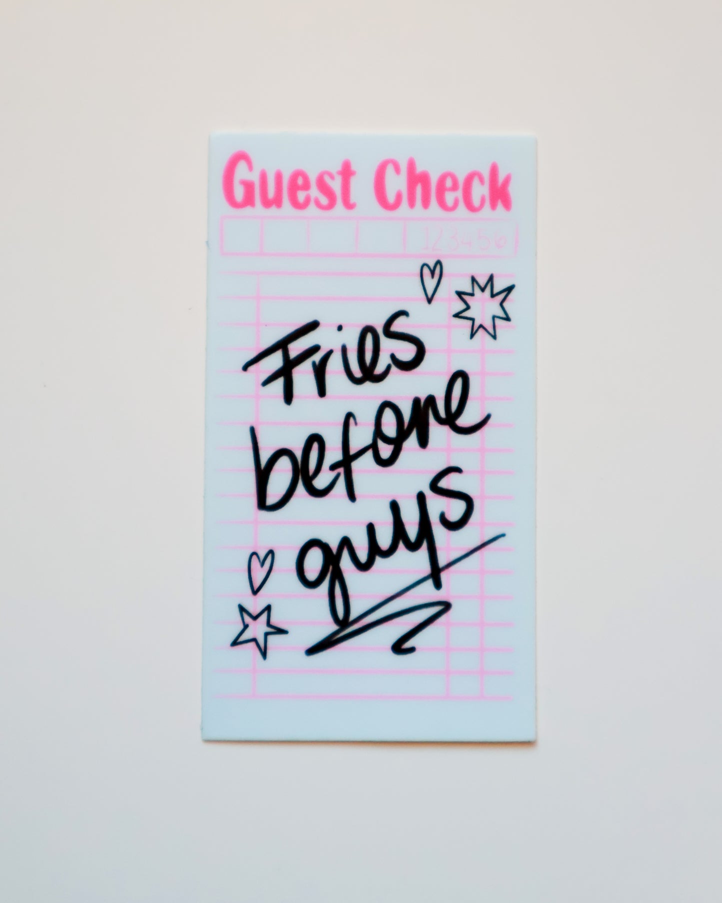 Fries Vs Guys Sticker