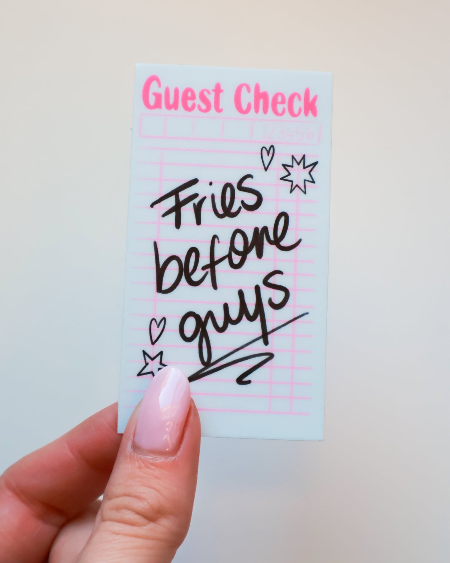 Fries Vs Guys Sticker