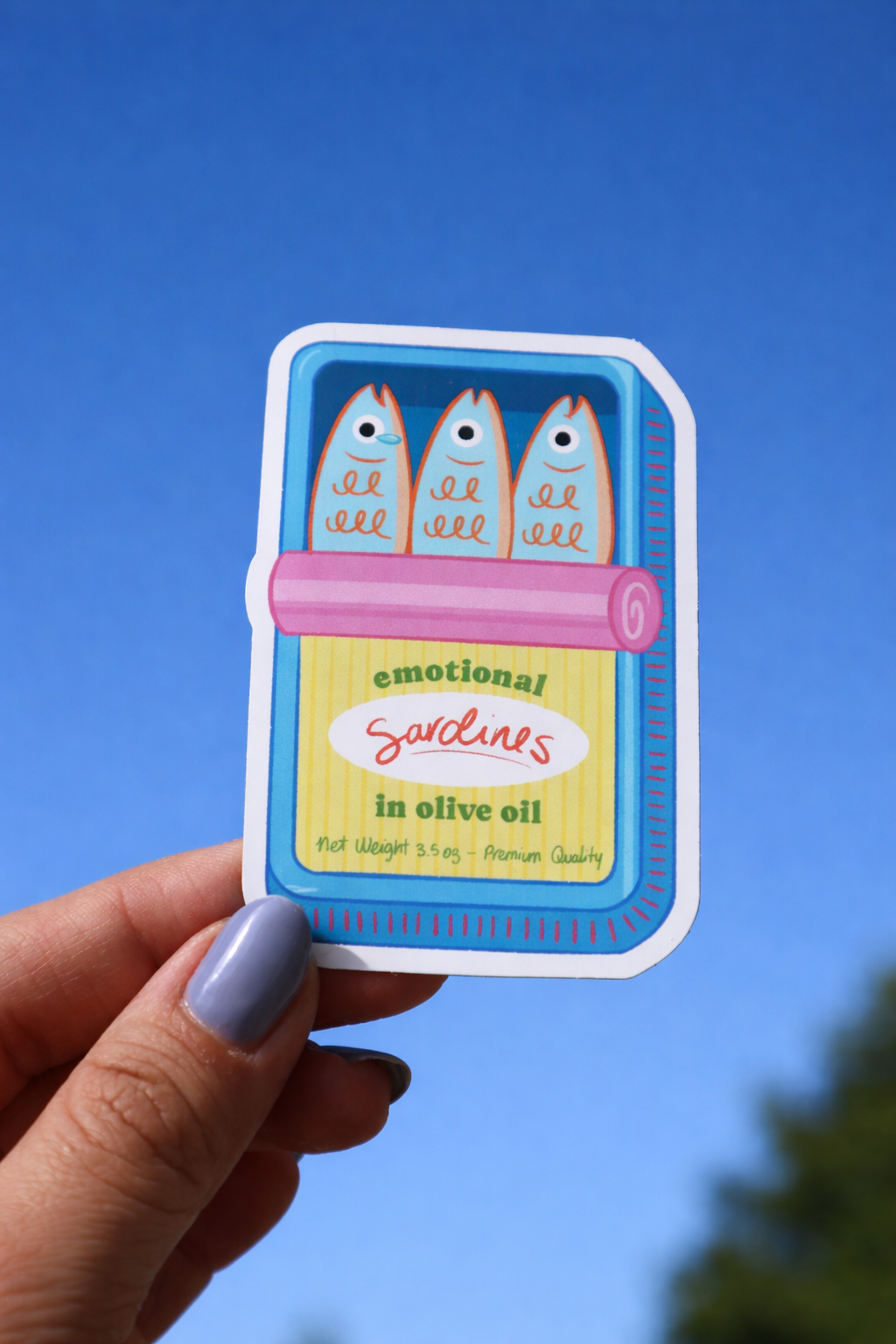 Emotional Sardines Sticker