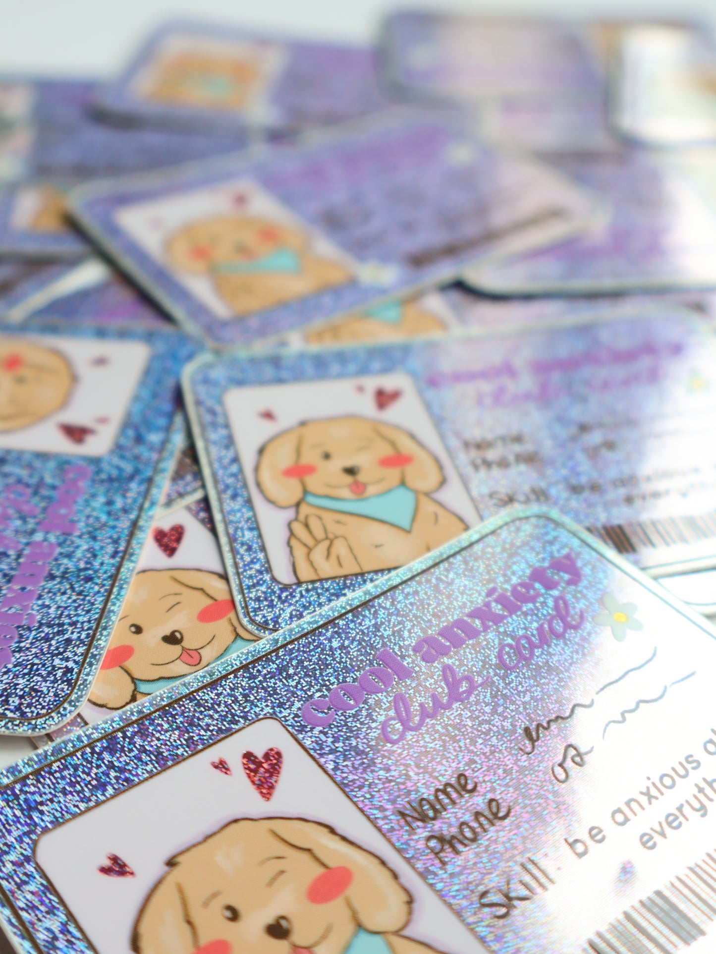 Pixie Dust Anxiety Club Card - Sticker