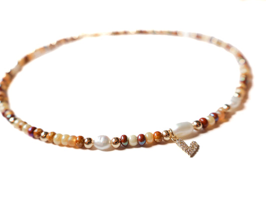 Earthy Beaded Necklace
