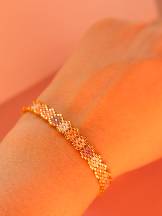 Pom-Pom Miyuki Bracelet
