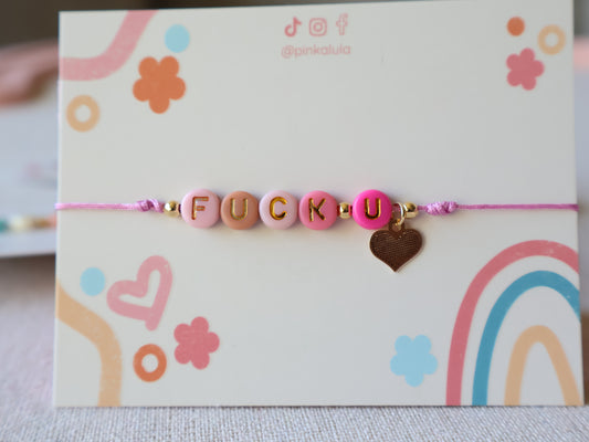 Sassy F*ck U Adjustable Bracelet