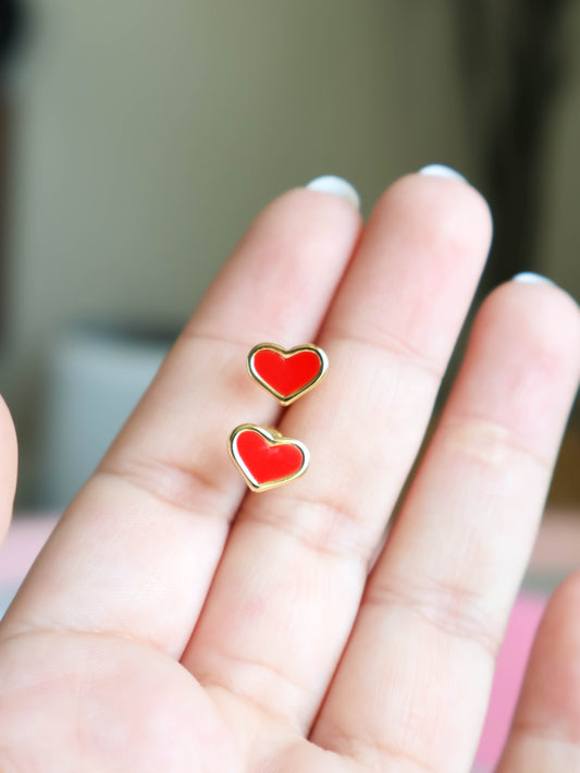 Mini Heart Earrings