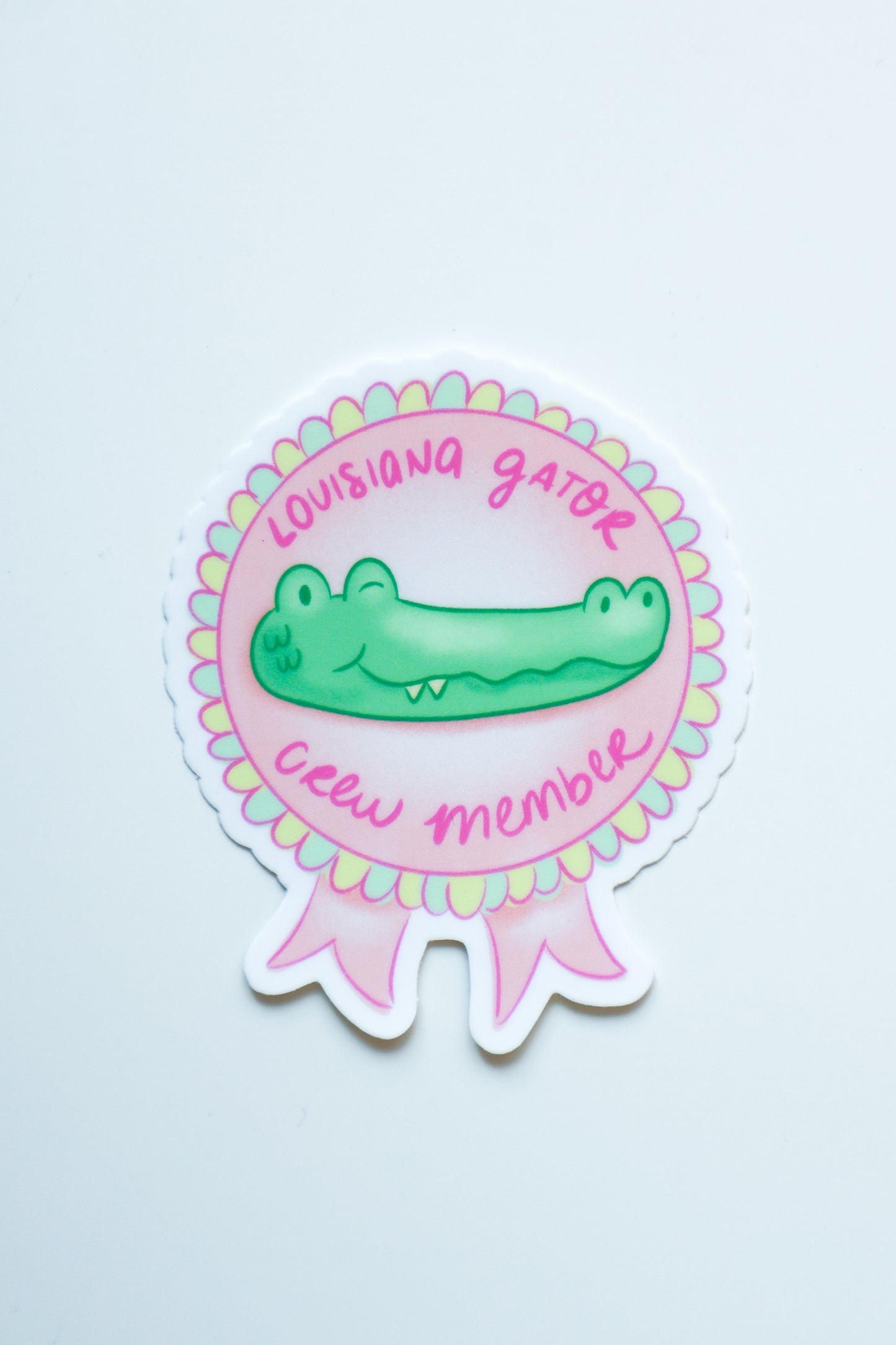 Louisiana Gator Crew Member Sticker