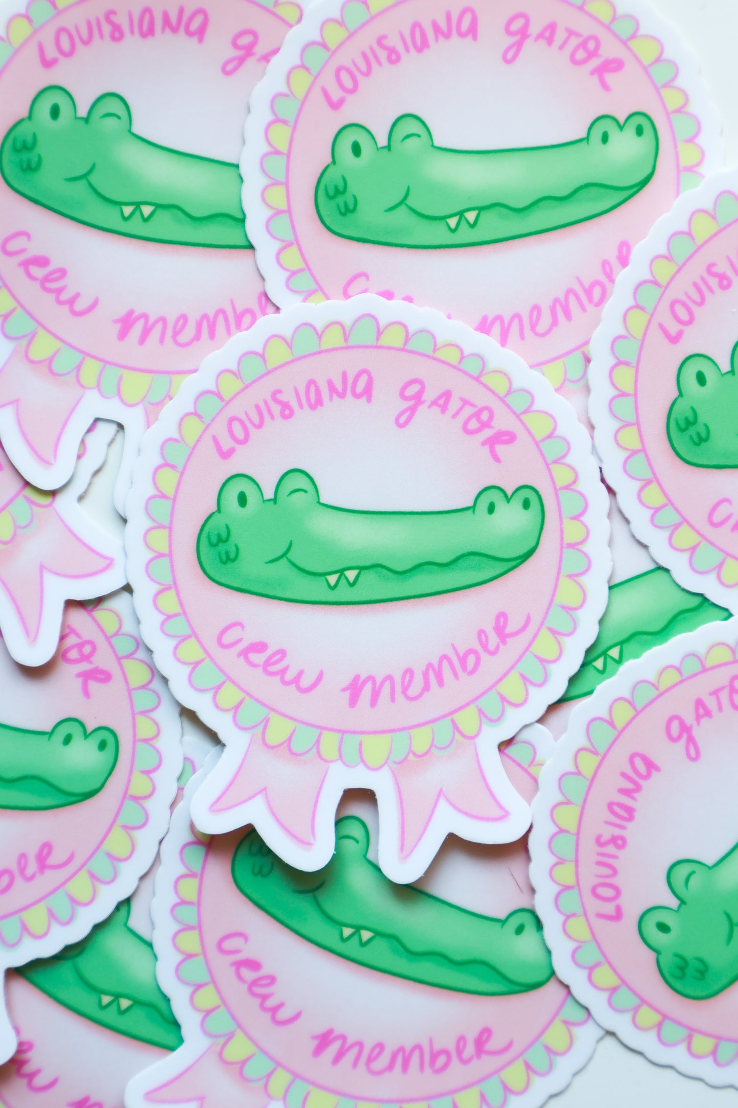 Louisiana Gator Crew Member Sticker