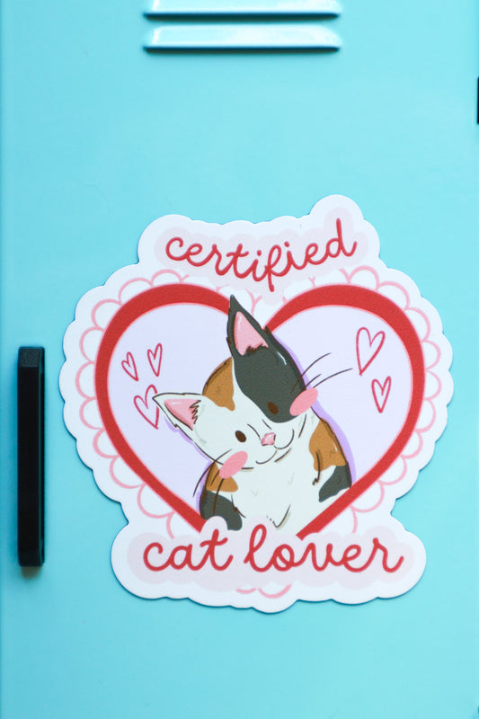 Cat Lover Certified Magnet