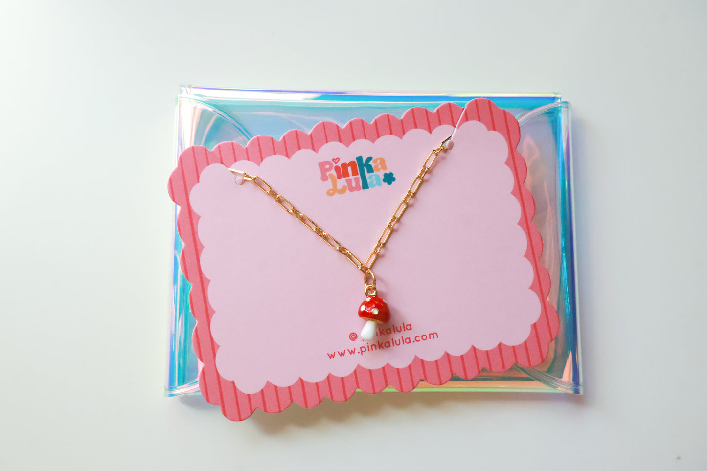 Mushroom Charm Necklace