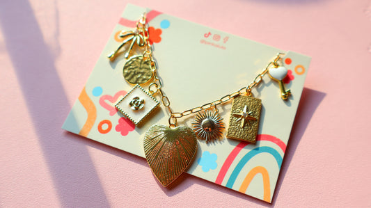 Vintage Love Charm Necklace