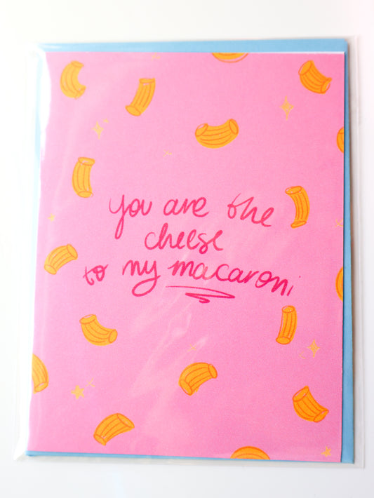 Cheese to my Mac - Love Greeting Card