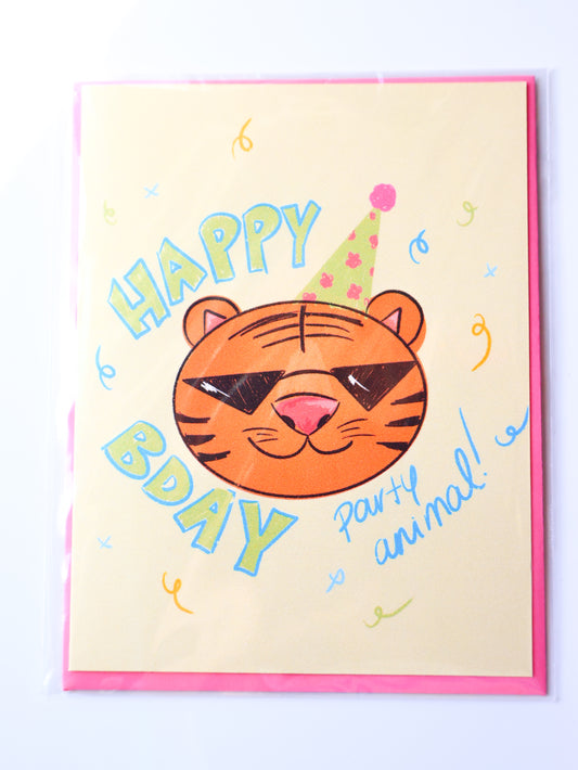Party Animal - Birthday  Greeting Card