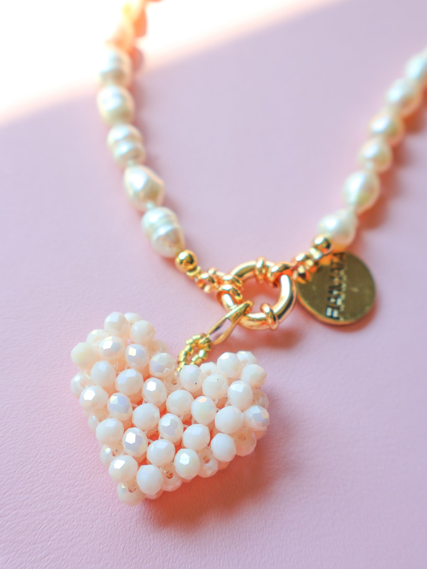Crystal Heart Charms
