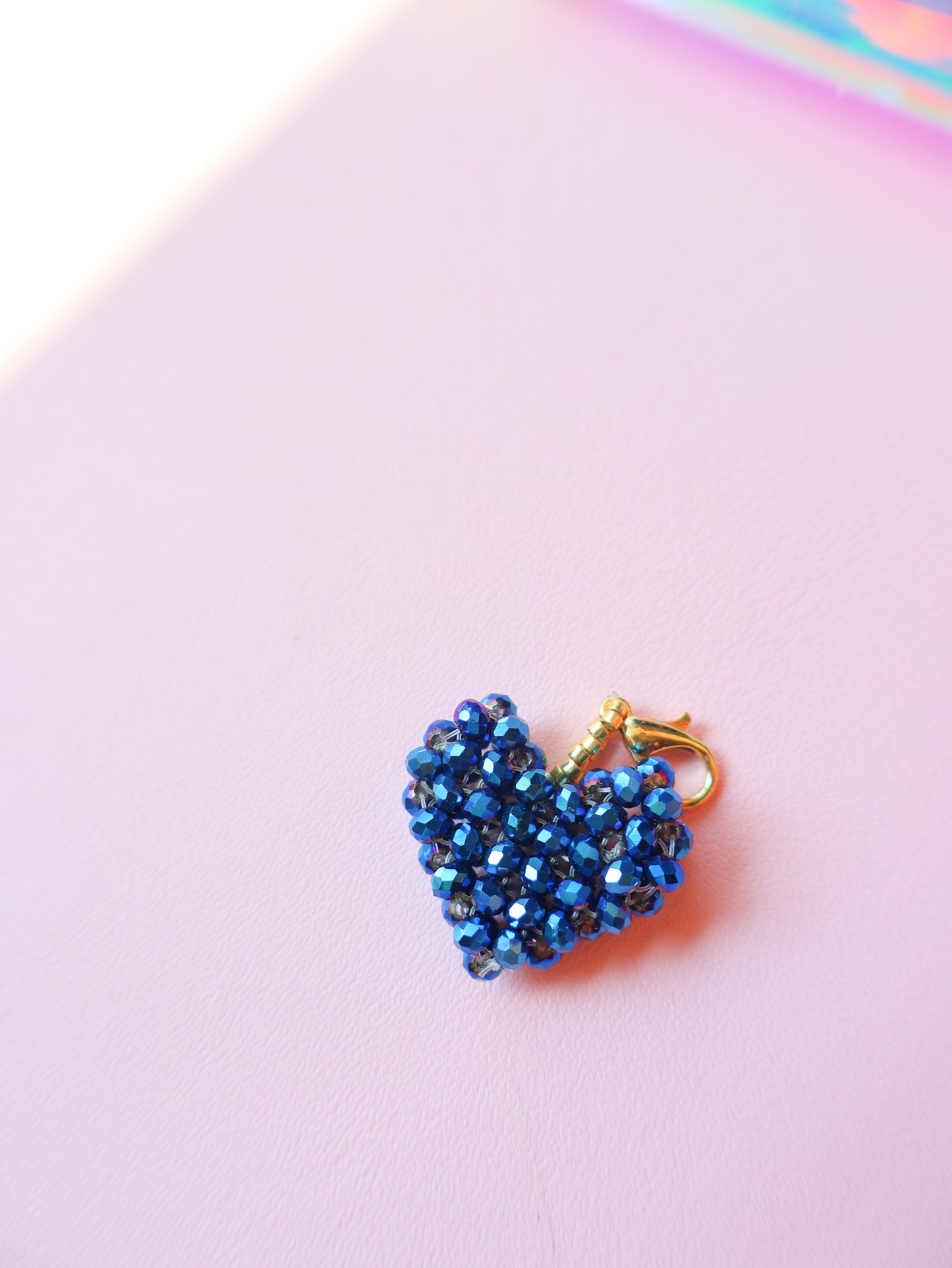 Crystal Heart Charms
