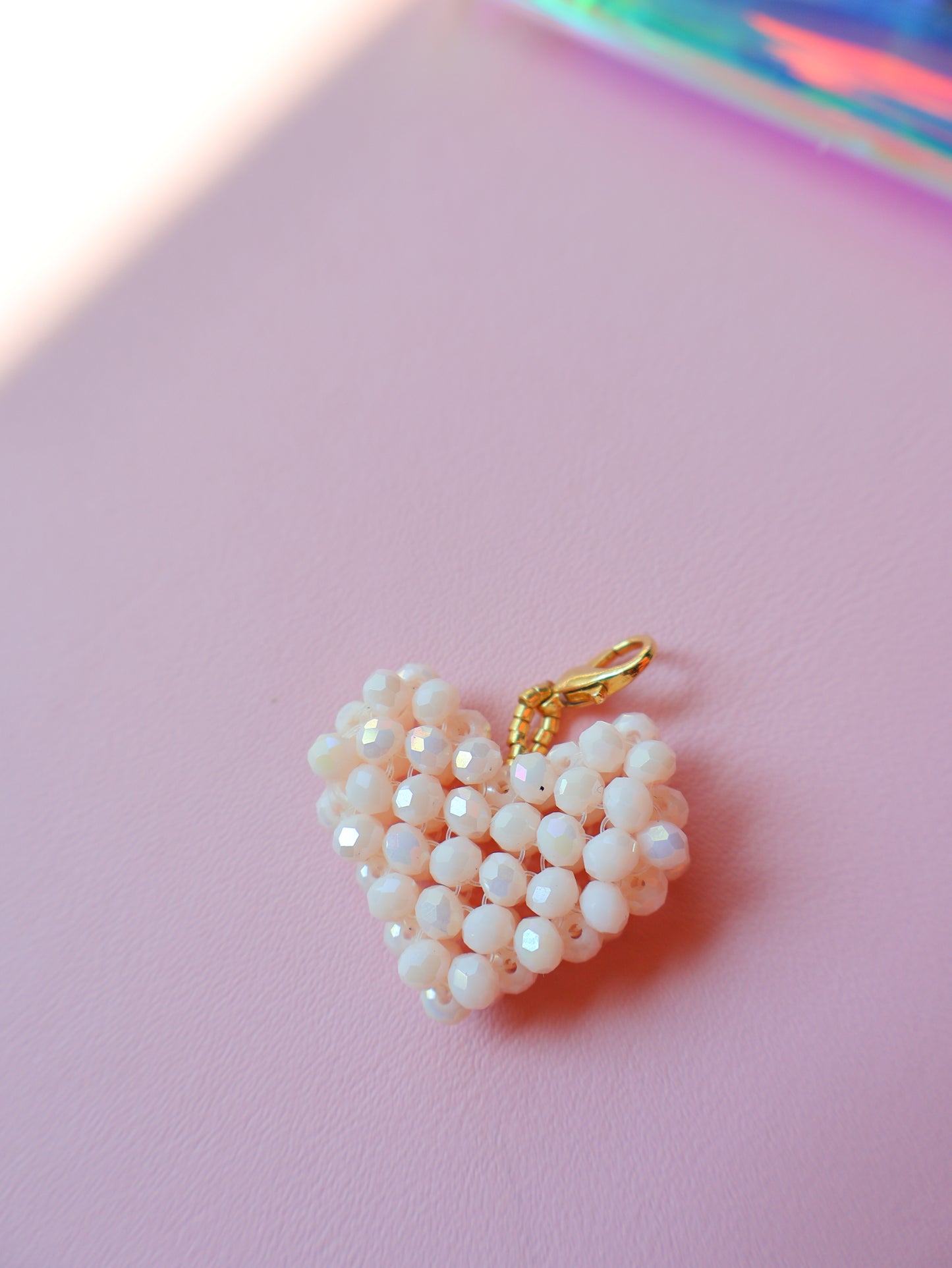 Crystal Heart Charms