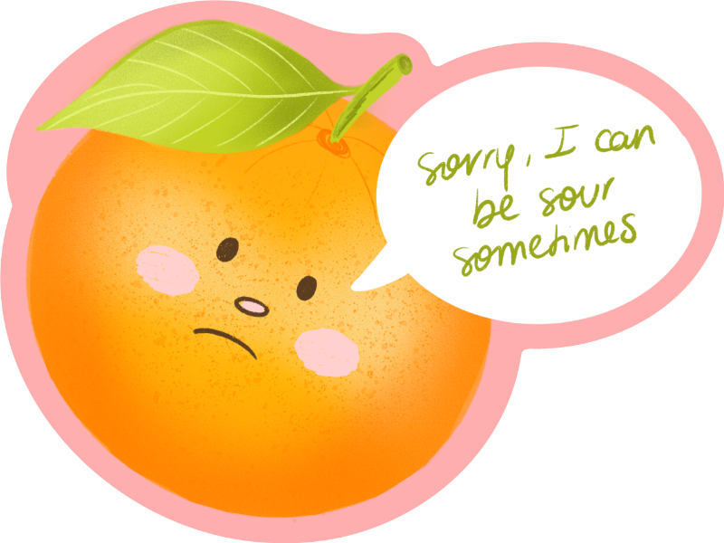 Sour Orange - Vinyl Sticker