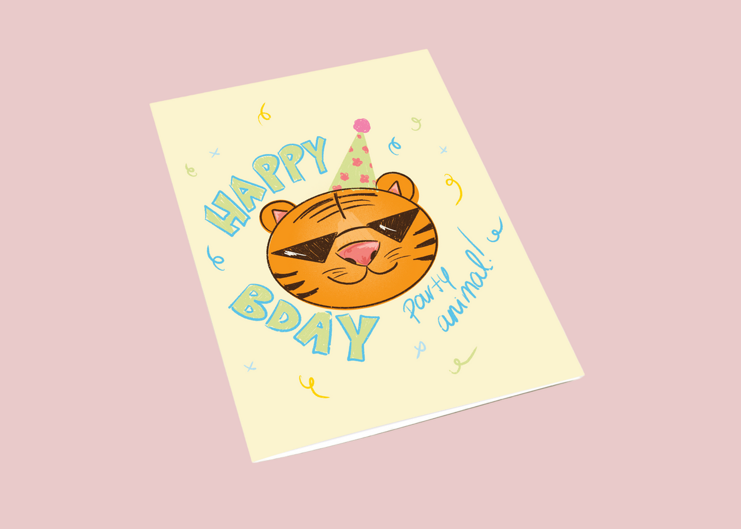 Party Animal - Birthday  Greeting Card