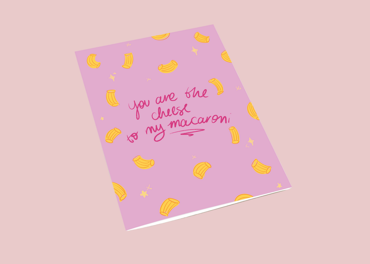 Cheese to my Mac - Love Greeting Card