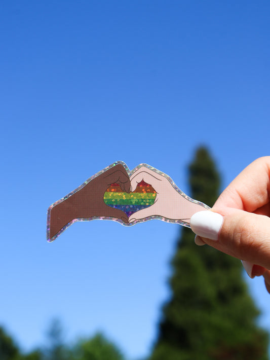Love & Unity - Holographic Sticker