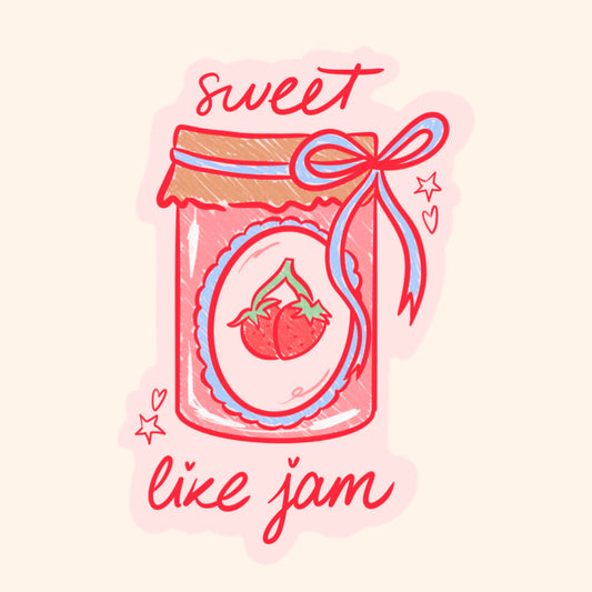 Sweet Like Jam Sticker